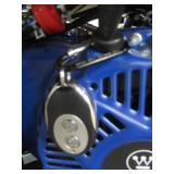 Westinghouse WGen9500 12,500/9,500 Watt Gas Powered Portable Generator with Remote Start and Transfer Switch Outlet - DOES NOT START - BENT FRAME - FOR PARTS/RESTORE.