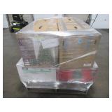 WHOLESALE MIXED PALLET OF MISCELLANEOUS CHRISTMAS TREES AND HOLIDAY DEER!