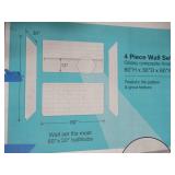 Bootz Nextile 30 in. x 60 in. x 60 in. 4-Piece Direct-to-Stud Alcove Tub Surround in White.