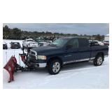 2002 Dodge Ram 1500 SLT 4x4 w/ Plow