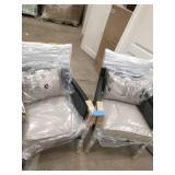2 Brown Jordan Greystone Patio Lounge Chair with Sparrow
