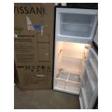 VISSANI 7.1 cu. ft. Top Freezer Refrigerator in Stainless Steel Look