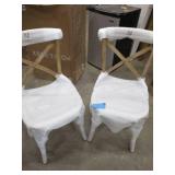 Cafton Weathered Oak Crossback Chair (Set of 2)