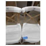 Cafton Weathered Oak Crossback Chair (Set of 2)