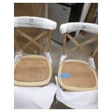 Cafton Weathered Oak Crossback Chair (Set of 2)