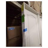 2 DOORS 36 in. x 80 in. AND 28IN X80  2-Panel Arch Top Solid Core Textured Primed Composite Single Prehung Interior Door