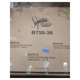 ASHLEY FURNITURE  Cassimore North Shore Pearl Silver Bedroom Mirror
