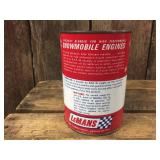 Vintage "Snobil" Snowmobile Oil Full Quart