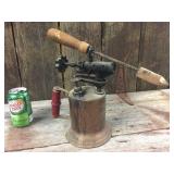 Vintage Turner Brass Torch With Iron