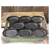 Vintage "Waterman" Cast Iron Gem Pan