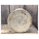 Antique Minnesota Stoneware Salt Glaze Clock Crock With Turkey Droppings