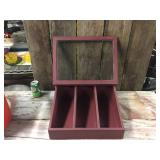 Vintage Look Countertop Display Cabinet
