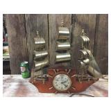 Vintage Mastercrafters "Yankee Clipper" Electric Ship Clock