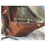 Vintage Mastercrafters "Yankee Clipper" Electric Ship Clock