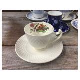 7 Vintage Spode Copeland England Demitasse Cups & Saucers
