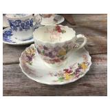 7 Vintage Spode Copeland England Demitasse Cups & Saucers