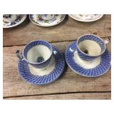 8 Vintage Spode Copeland England Demitasse Cups & Saucers