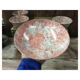 Vintage Melamine/Texas Ware Type Confetti Splatter Bowls