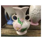 3 Vintage Hull Pottery Vases