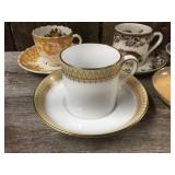 8 Vintage Spode Copeland England Demitasse Cups & Saucers
