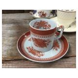 8 Vintage Spode Copeland England Demitasse Cups & Saucers