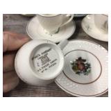 8 Vintage Spode Copeland England Demitasse Cups & Saucers