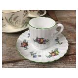 8 Vintage Spode Copeland England Demitasse Cups & Saucers