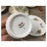 8 Vintage Spode Copeland England Demitasse Cups & Saucers