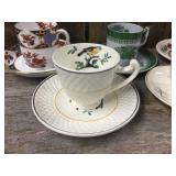 8 Vintage Spode Copeland England Demitasse Cups & Saucers