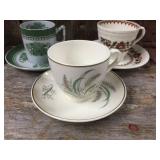 8 Vintage Spode Copeland England Demitasse Cups & Saucers
