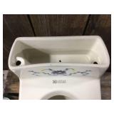 Vintage Porcelain Miniature Salesman Sample Toilet by Sadosa Standard