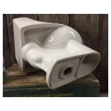 Vintage Porcelain Miniature Salesman Sample Toilet by Sadosa Standard
