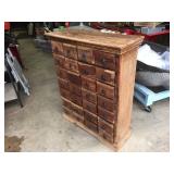 Early Antique 28 Drawer Apothecary Cabinet