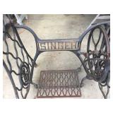 Antique Cast Signer Sewing Machine Base/Steampunk Table