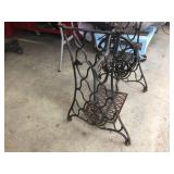 Antique Cast Signer Sewing Machine Base/Steampunk Table