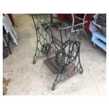 Antique Cast Signer Sewing Machine Base/Steampunk Table