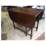 Vintage Mahogany Wooden Gate Leg Drop Leaf Table