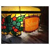 Vintage Schmidt Beer Hanging Light