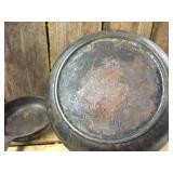 2 Vintage BSR Cast Iron Skillets 6 5/8"