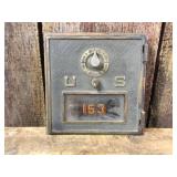 Vintage Brass U.S. Mailbox Door