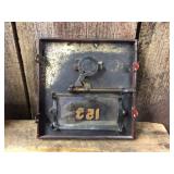 Vintage Brass U.S. Mailbox Door