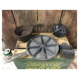 4 Cast Iron Items