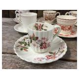8 Vintage Spode Copeland England Demitasse Cups & Saucers