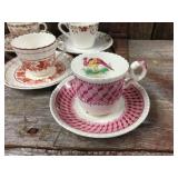 8 Vintage Spode Copeland England Demitasse Cups & Saucers