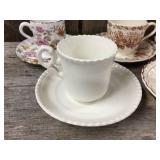 8 Vintage Spode Copeland England Demitasse Cups & Saucers