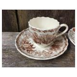 8 Vintage Spode Copeland England Demitasse Cups & Saucers