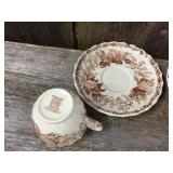 8 Vintage Spode Copeland England Demitasse Cups & Saucers