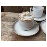 6 Vintage Spode Copeland England Demitasse Cups & Saucers