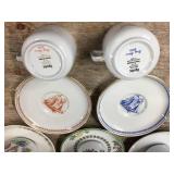 6 Vintage Spode Copeland England Demitasse Cups & Saucers