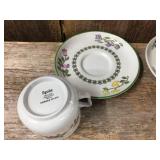 6 Vintage Spode Copeland England Demitasse Cups & Saucers